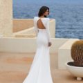 Pronovias Adrienne, Pronovias wedding dress, sexy wedding dress, plain wedding dress, fitted wedding dress