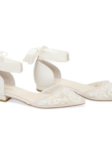 Bella Belle Shoes Ivy, wedding shoes, ivory wedding shoes, beautiful wedding shoes, modern wedding shoes, designer wedding shoes, flat wedding shoes