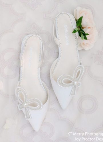 Bella Belle Shoes Kendra, wedding shoes, ivory wedding shoes, beautiful wedding shoes, modern wedding shoes, designer wedding shoes, flat wedding shoes