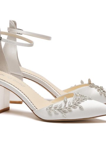Bella Belle Shoes Valerie wedding shoes. Available from Rachel Ash bridal boutique in Atherstone, Warwickshire.