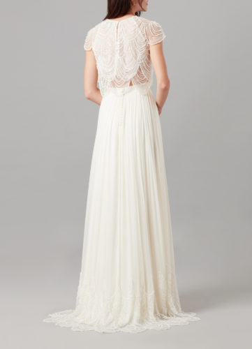Catherine Deane Monica Skirt, bridal separates, bridal two-piece