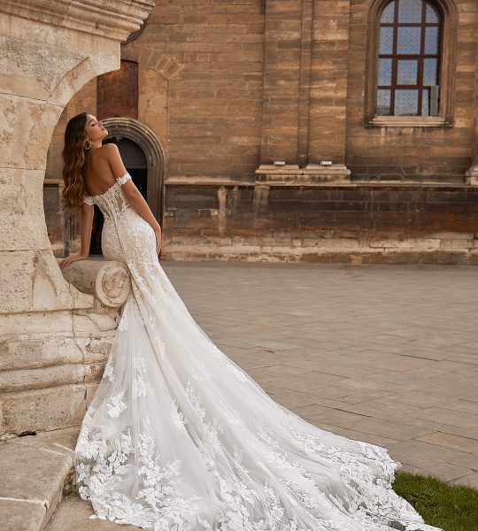 Moonlight Couture H1466, wedding dress, sexy wedding dress, fitted wedding dress, lace wedding dress, moonlight bridal wedding dress