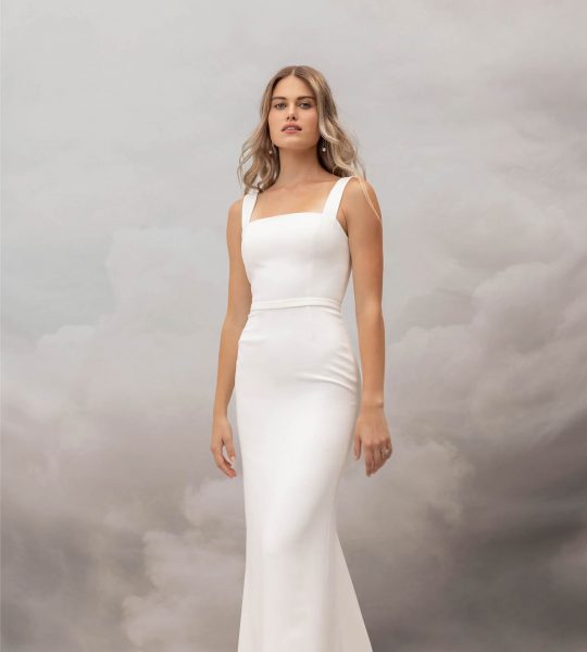 Catherine Deane Olive wedding dress